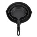 3pcs-Set-16cm-20cm-25cm-Cast-Iron-Frying-Pans-Cookware-Pots-Household-Kitchen-Cooking-Tool-High-5