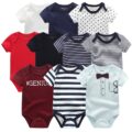 2021-Baby-Rompers-5-pack-infantil-Jumpsuit-Boy-girls-clothes-Summer-High-quality-Striped-newborn-ropa