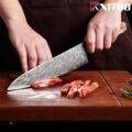XITUO-Kitchen-Knives-Set-Damascus-Steel-VG10-Chef-Knife-Cleaver-Paring-Bread-Knife-Blue-Resin-and-2