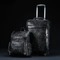 Genuine-Leather-crocodile-pattern-travel-luggage-with-handbag-backpack-men-s-first-layer-cowhide-trolley-suitcase-2