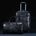 Genuine-Leather-crocodile-pattern-travel-luggage-with-handbag-backpack-men-s-first-layer-cowhide-trolley-suitcase-3
