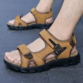 Genuine-Leather-Men-s-Sandals-Summer-New-Outdoor-Non-slip-Hiking-Trekking-Shoes-Beach-Men-Slippers-1