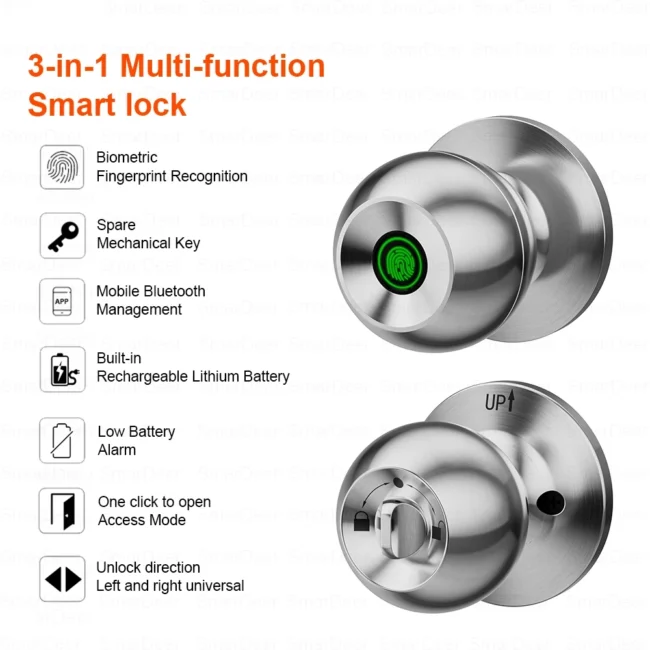 SmarDeer-Fingerprint-Lock-for-Tuya-Smart-Lock-with-Bluetooth-Door-Lock-Keyless-Entry-with-Fingerprint-and-1