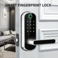 Smart-Fingerprint-Door-Lock-App-Remote-Control-Keyless-WIFI-Digital-Touchscreen-Lock-NFC-IP67-Waterproof-with-4
