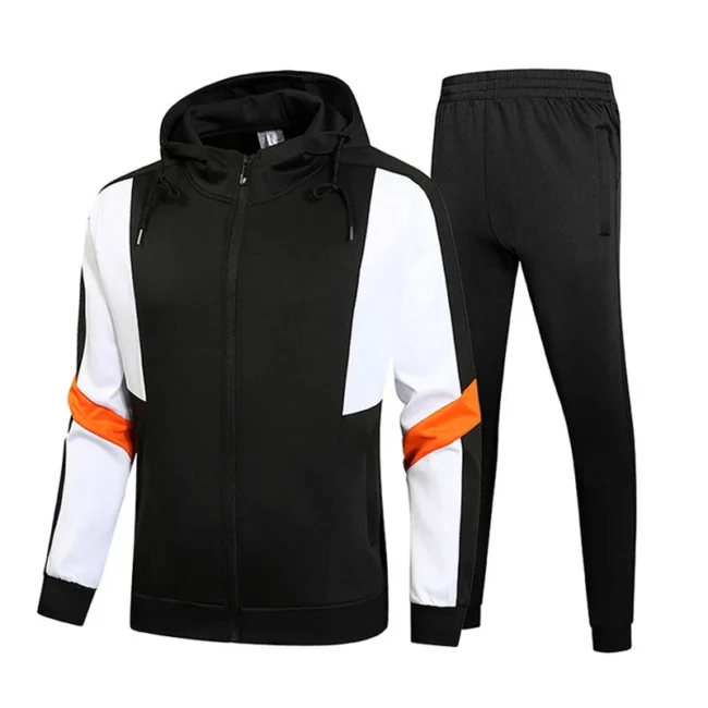 Tracksuit-for-Men-Zipper-Hooded-Sweatshirt-and-Sweatpants-Two-Pieces-Suits-Male-Casual-Fitness-Jogging-Sports