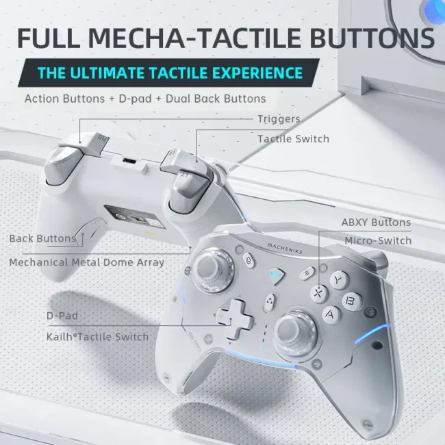 kf-Saaba8e572d2d4ee5b3ea06c347dda694l-Gamepad-Wireless-Gaming-Controller-Machenike-G5-Pro-Elite-Hall-Trigger-Joystick-Mecha-Tactile-Buttons-For-Switch