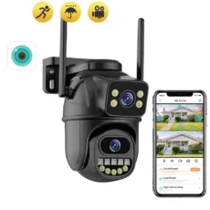 8MP Dual Lens WiFi Surveillance Camera