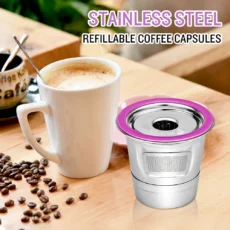 Stainless Steel Reusable Coffee Capsules