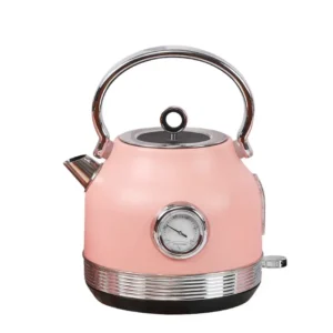 Retro Electric Kettle With Thermometer