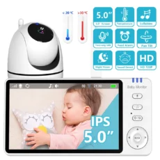 Baby Video Monitor PTZ Camera 2 Way Audio