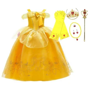 Girl Belle Dress Up Sleeveless Floral Costume