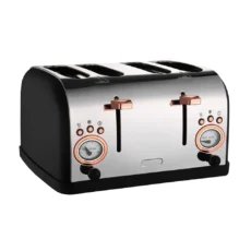 Retro Style Electric 4 Slice Bread Toaster
