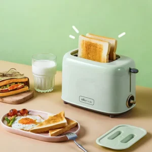 Electric 2 Slice Bread Toaster Green