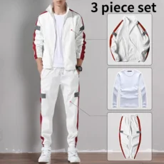 Men Two Piece Sportswear Tracksuit Set