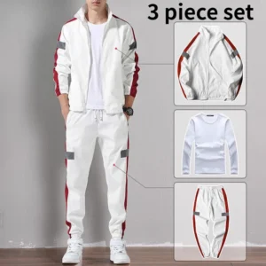 Men Two Piece Sportswear Tracksuit Set