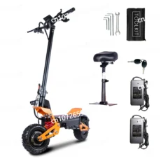 Large Battery Remote Scooter with Seat 11-inch Tires